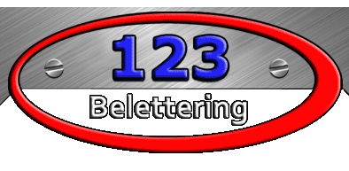 123belettering